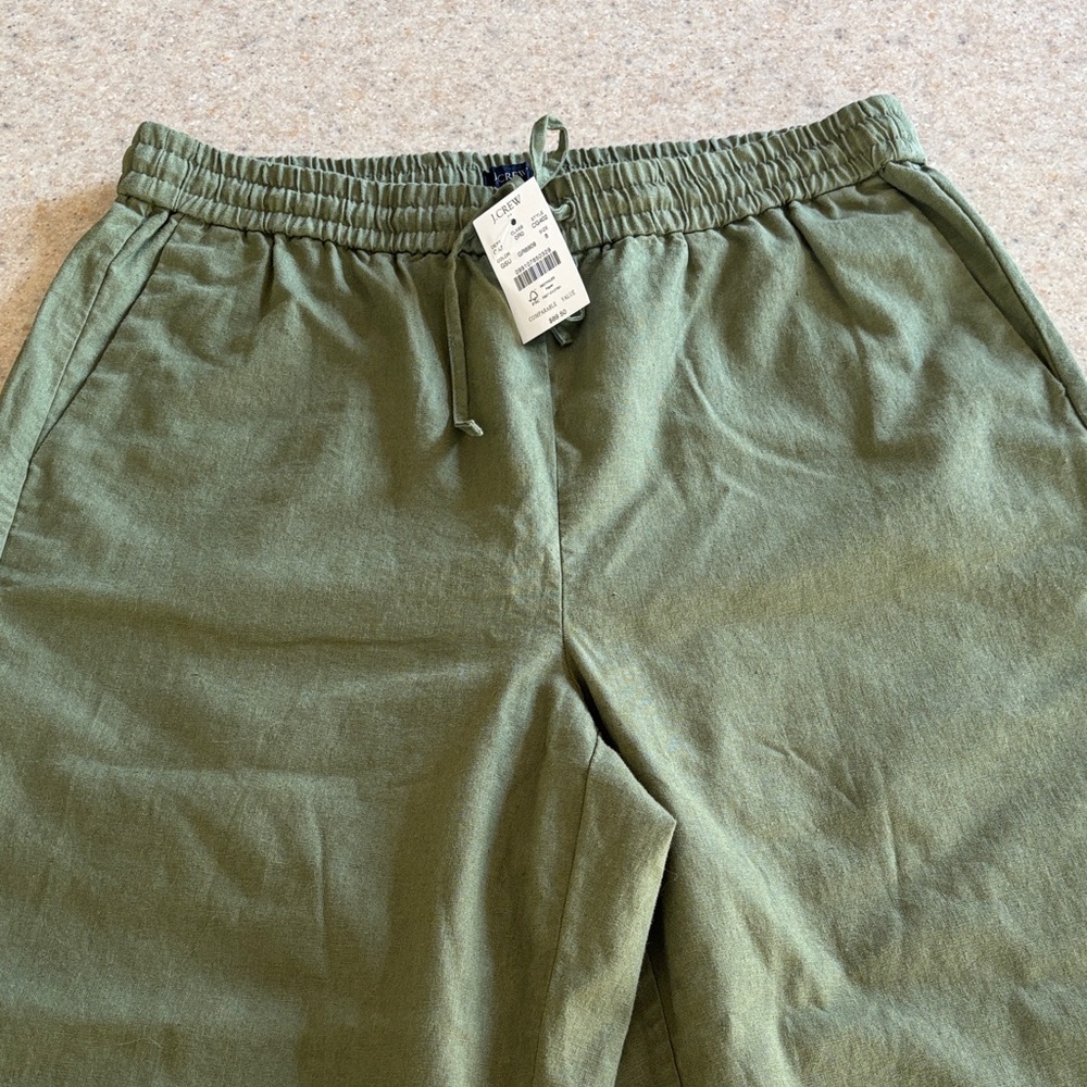 J.Crew wide leg linen pants